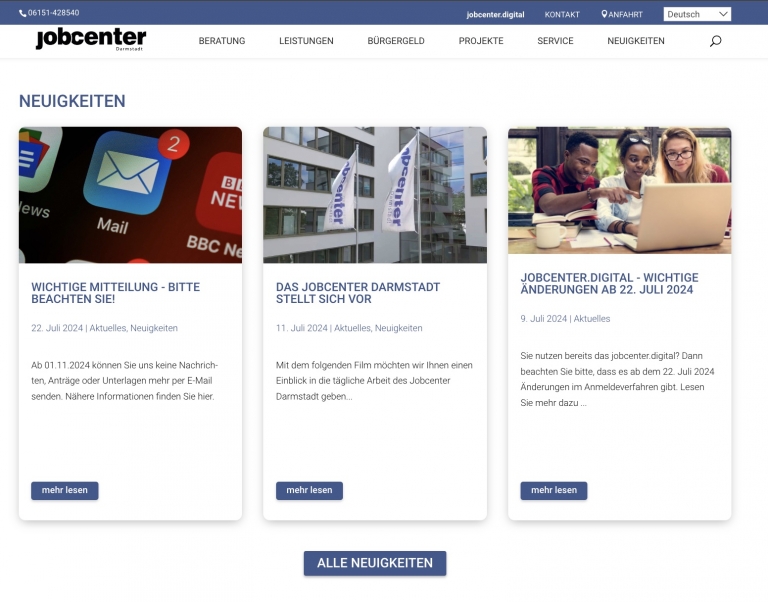 videoproduktion imagefilmen jobcenter darmstadt social media